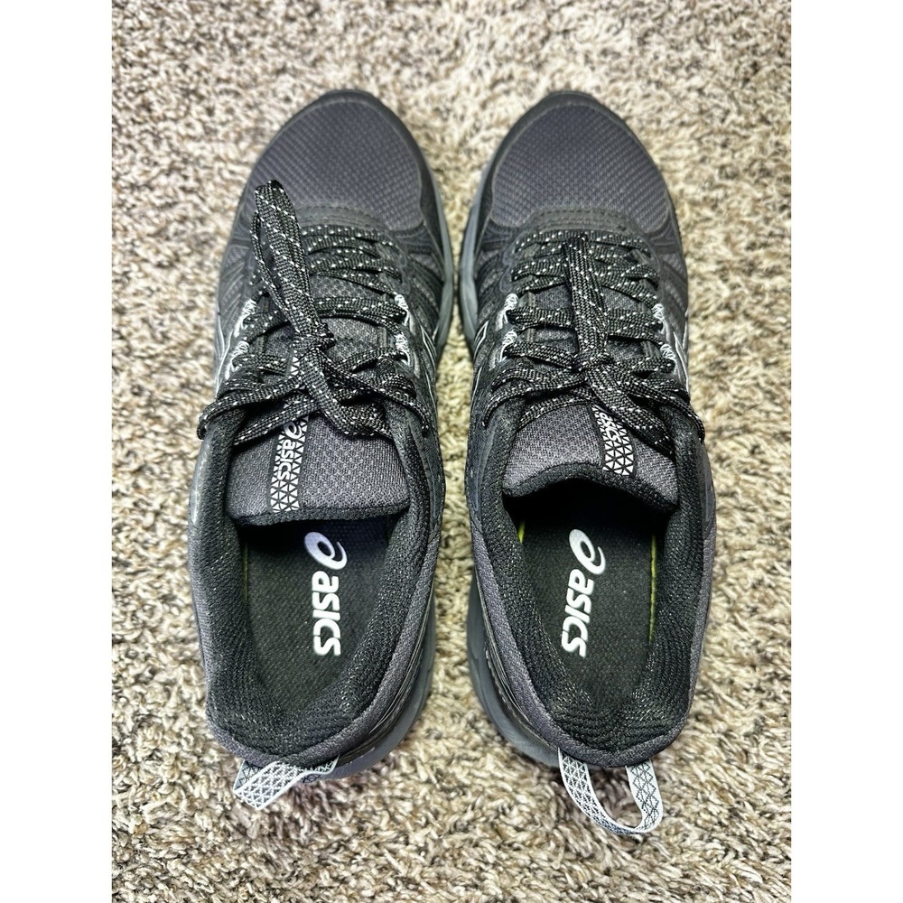ASICS Gel Venture 7 Women's Sz  10 Black Gray Running Shoe Jogging Mesh 1012A477 - Picture 7 of 9